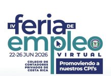 Anuncian Cuarta feria virtual de empleo para contadores y contadoras de Costa Rica