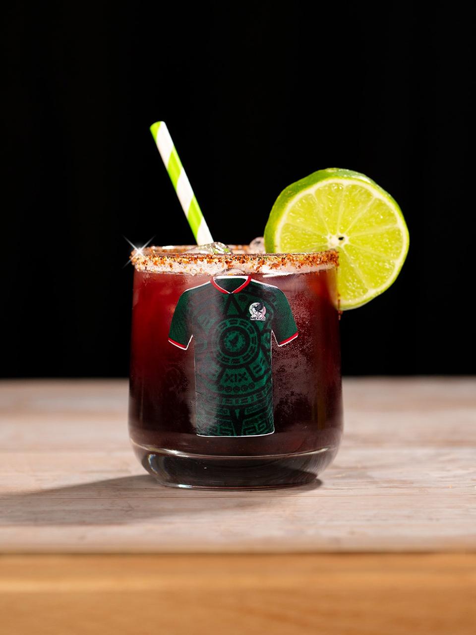Michelada azteca.