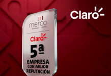 Claro en el Top 5 de las empresas con mejor reputación corporativa en la región