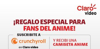 Claro integra Crunchyroll a su plataforma Claro Video