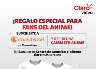 Claro integra Crunchyroll a su plataforma Claro Video
