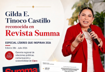 Gilda Tinoco es nombrada una de los “Líderes que Inspiran en la Región 2026”