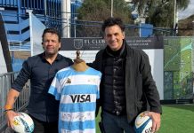 Grupo E2 acompañó el Fan Fest oficial de Los Pumas en el 40° aniversario de su primer partido en Vélez