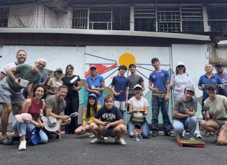 #BrochaEnMano cumple un año y hace su primer mural
