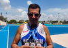 Pedro Nolasco Montenegro conquista tres medallas de oro en el Internacional de Atletismo Máster de República Dominicana