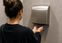 El secador de manos del baño público puede estar poniendo bacterias en tus manos